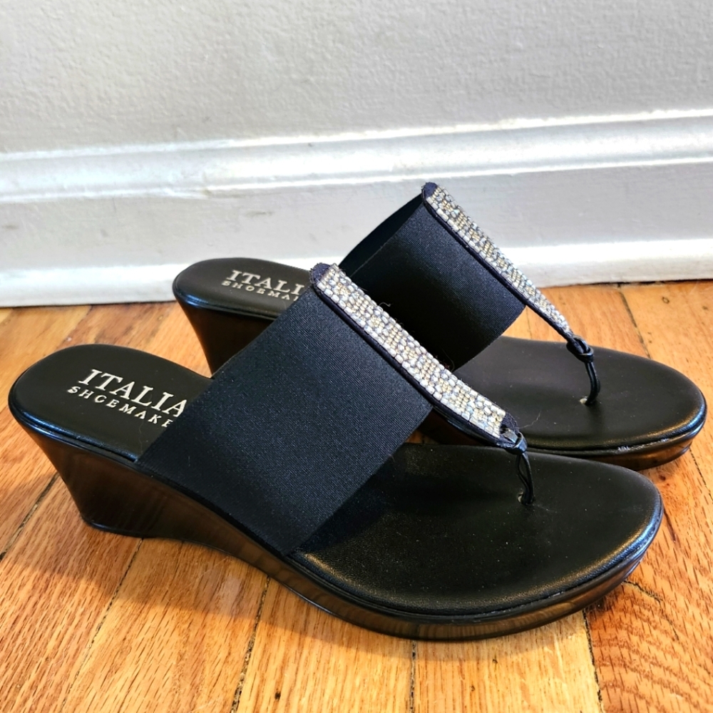 Italian Shoemakers women's black sandals